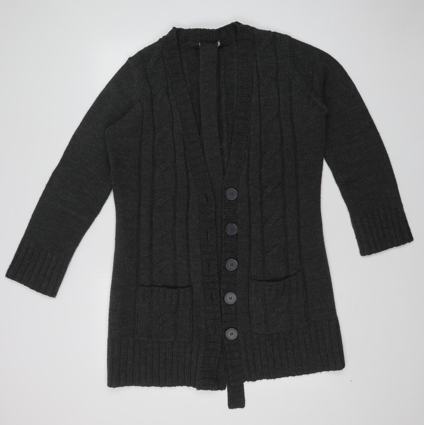 George Womens Grey   Cardigan Jumper Size 18