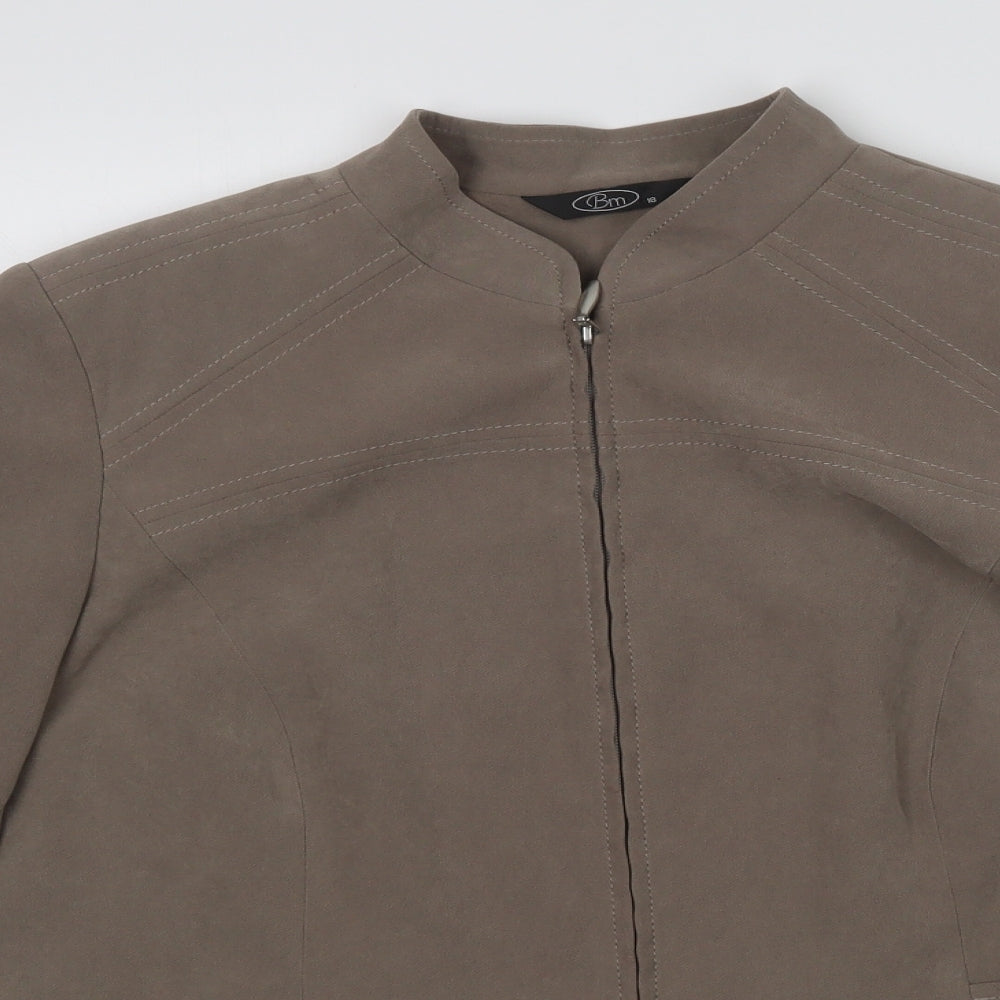 BM Womens Brown   Jacket  Size 18