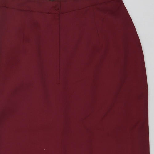 PERRIE LONDON Womens Purple   Straight & Pencil Skirt Size L