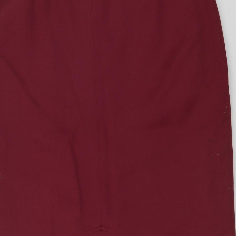 PERRIE LONDON Womens Purple   Straight & Pencil Skirt Size L