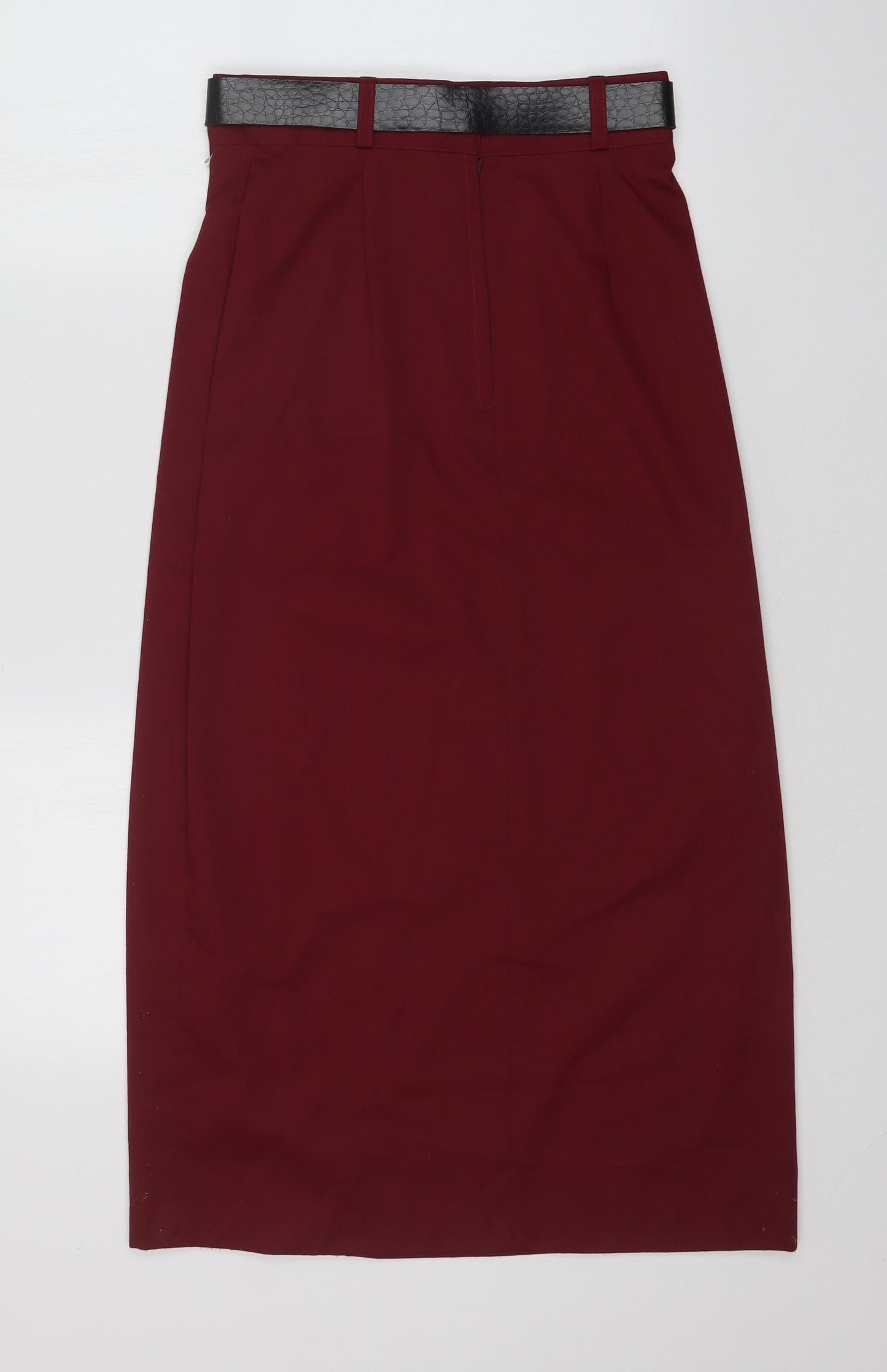 Preworn Womens Red   A-Line Skirt Size 12