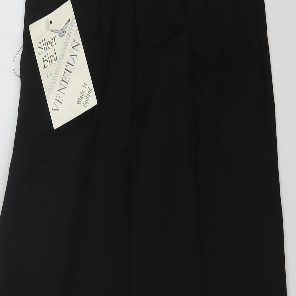 SILVER BIRD Boys Black   Dress Pants Trousers Size 8-9 Years
