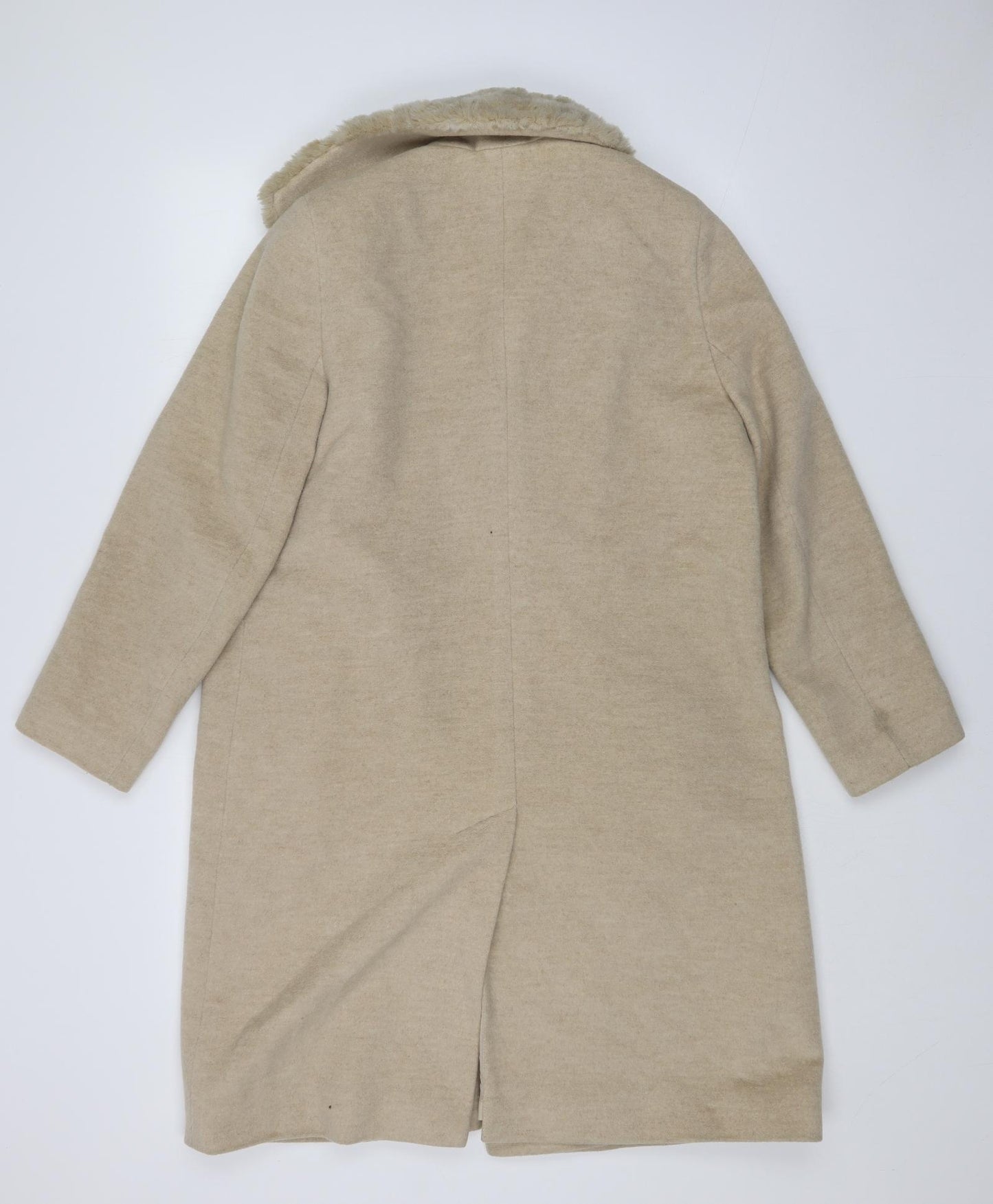 Precis Womens Beige   Trench Coat Coat Size 10