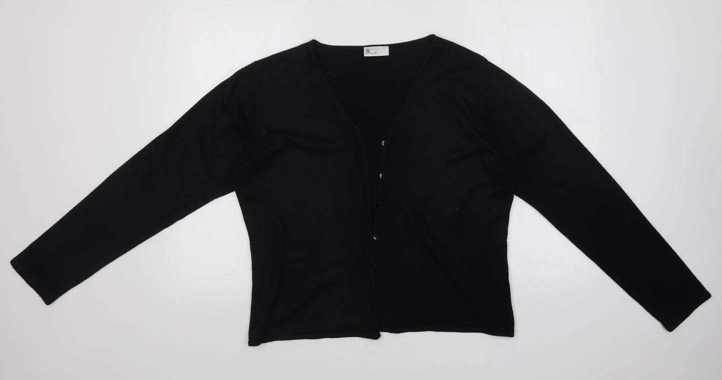 BHS Womens Black   Cardigan Jumper Size 20
