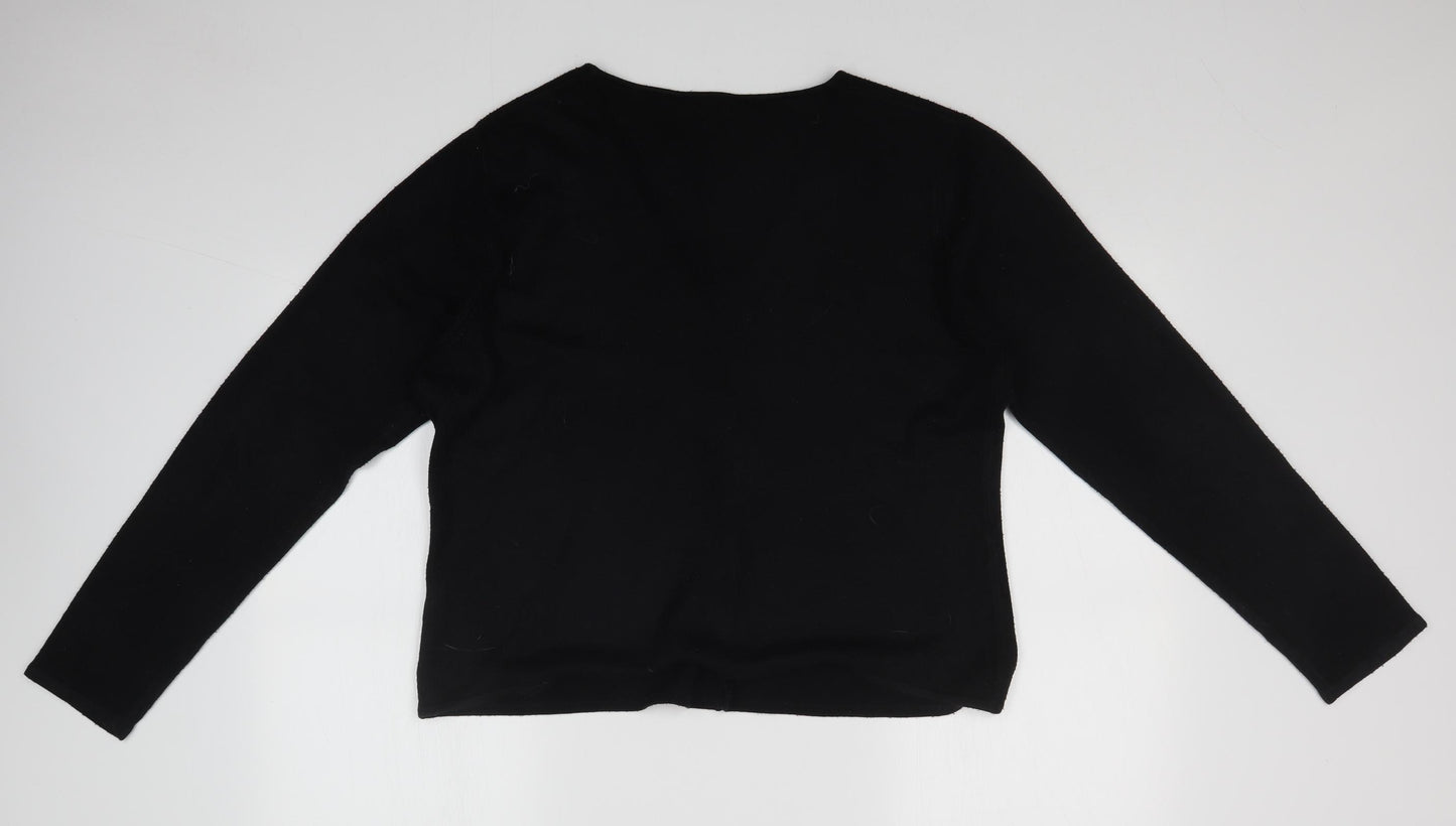 BHS Womens Black   Cardigan Jumper Size 20