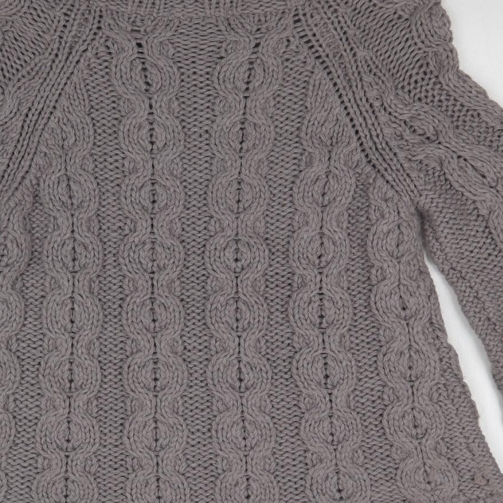 M&S Womens Grey   Pullover Jumper Size 12