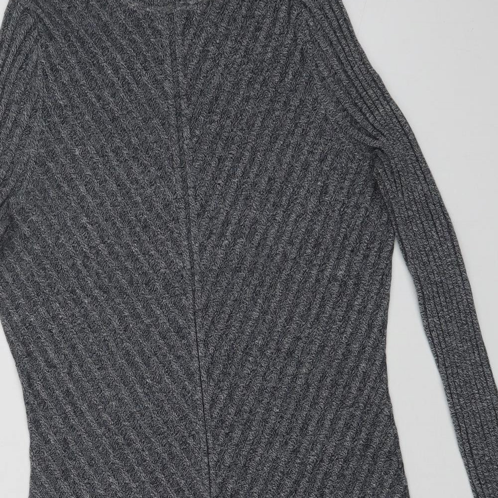 NEXT Womens Grey Herringbone  Bodycon  Size 14