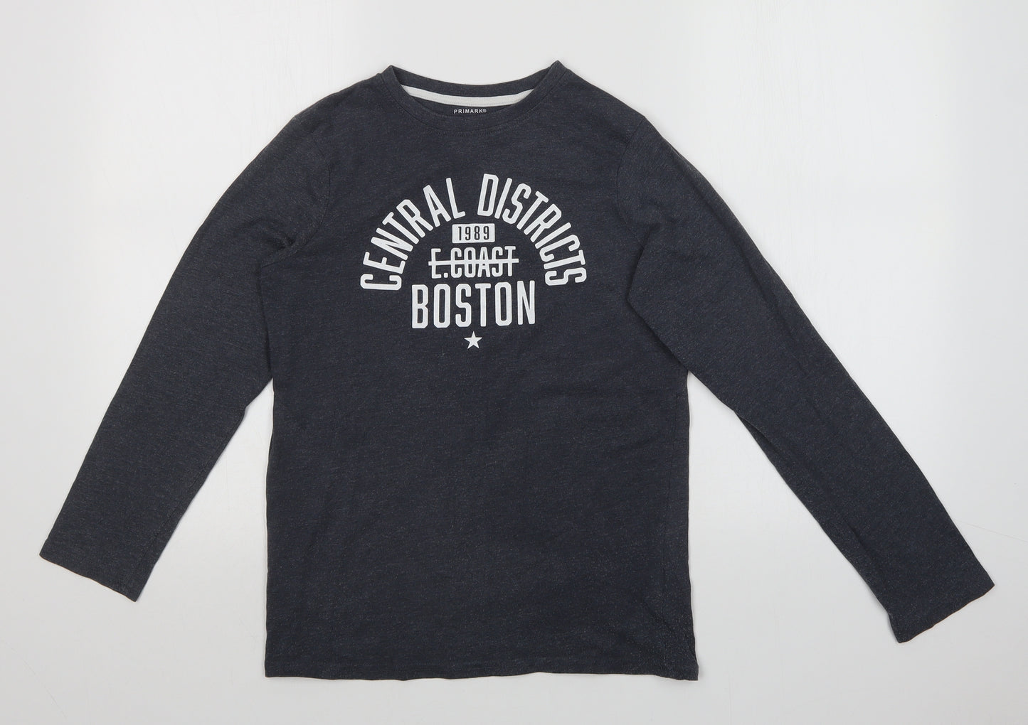 Primark Boys Blue   Basic T-Shirt Size 12-13 Years