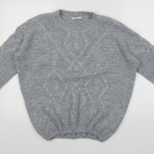 TU Womens Grey   Pullover Jumper Size 14