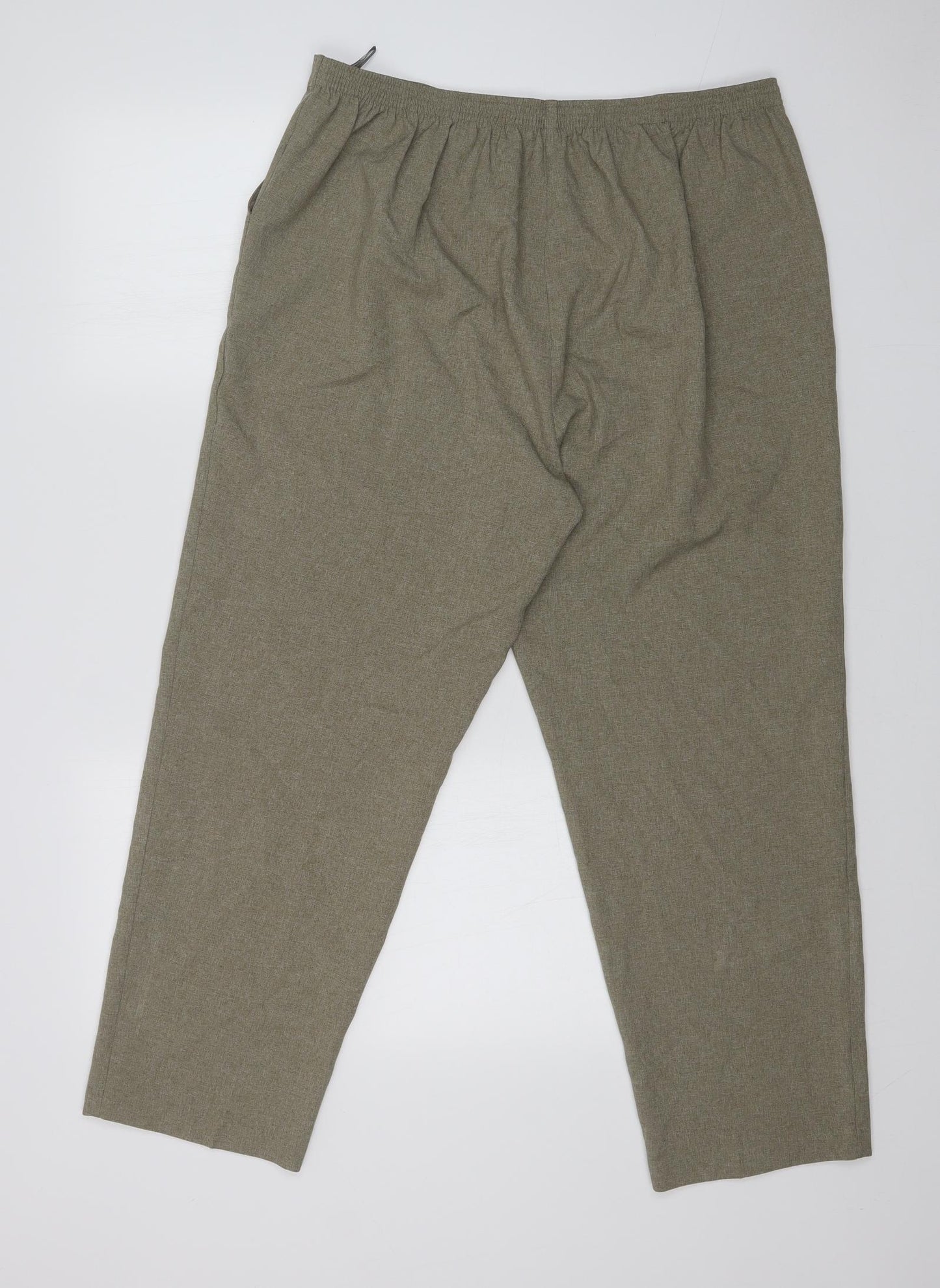 Classics Womens Brown   Dress Pants Trousers Size 18 L25 in