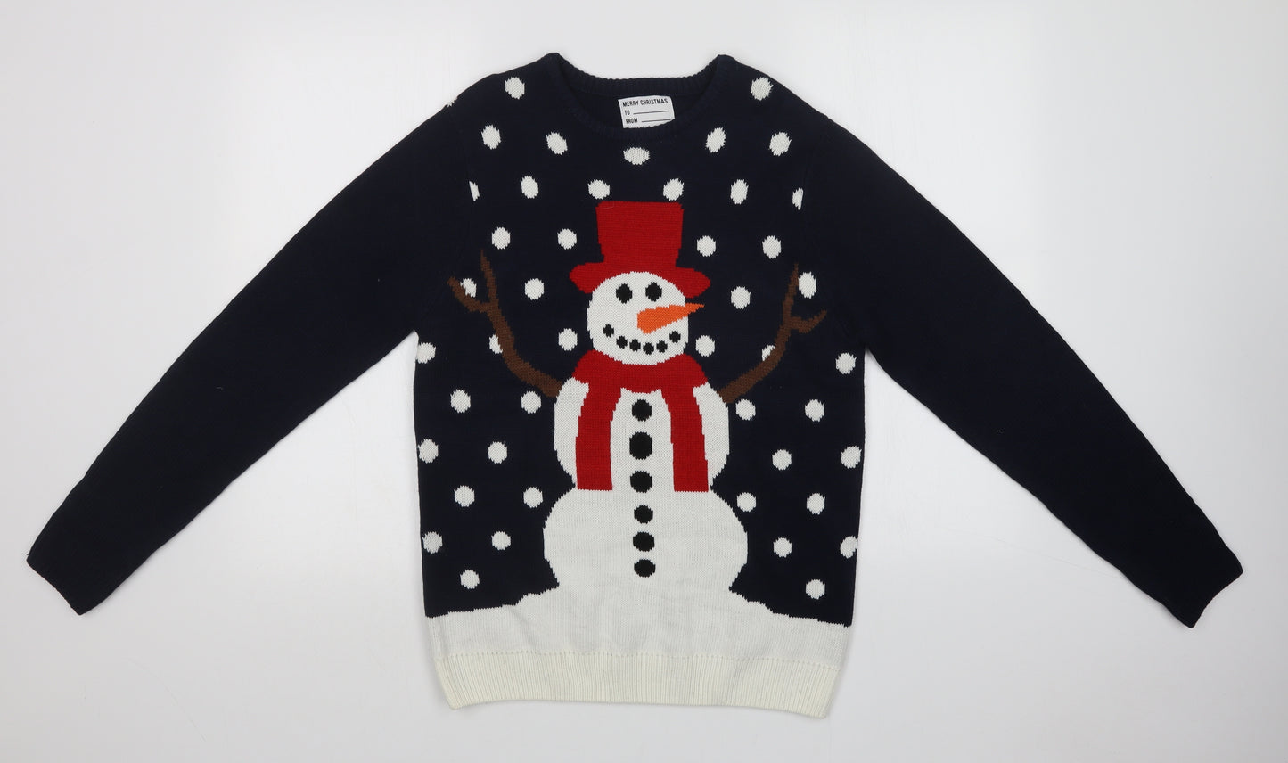 Primark Mens Multicoloured   Pullover Sweatshirt Size XS  - CHRISTMAS