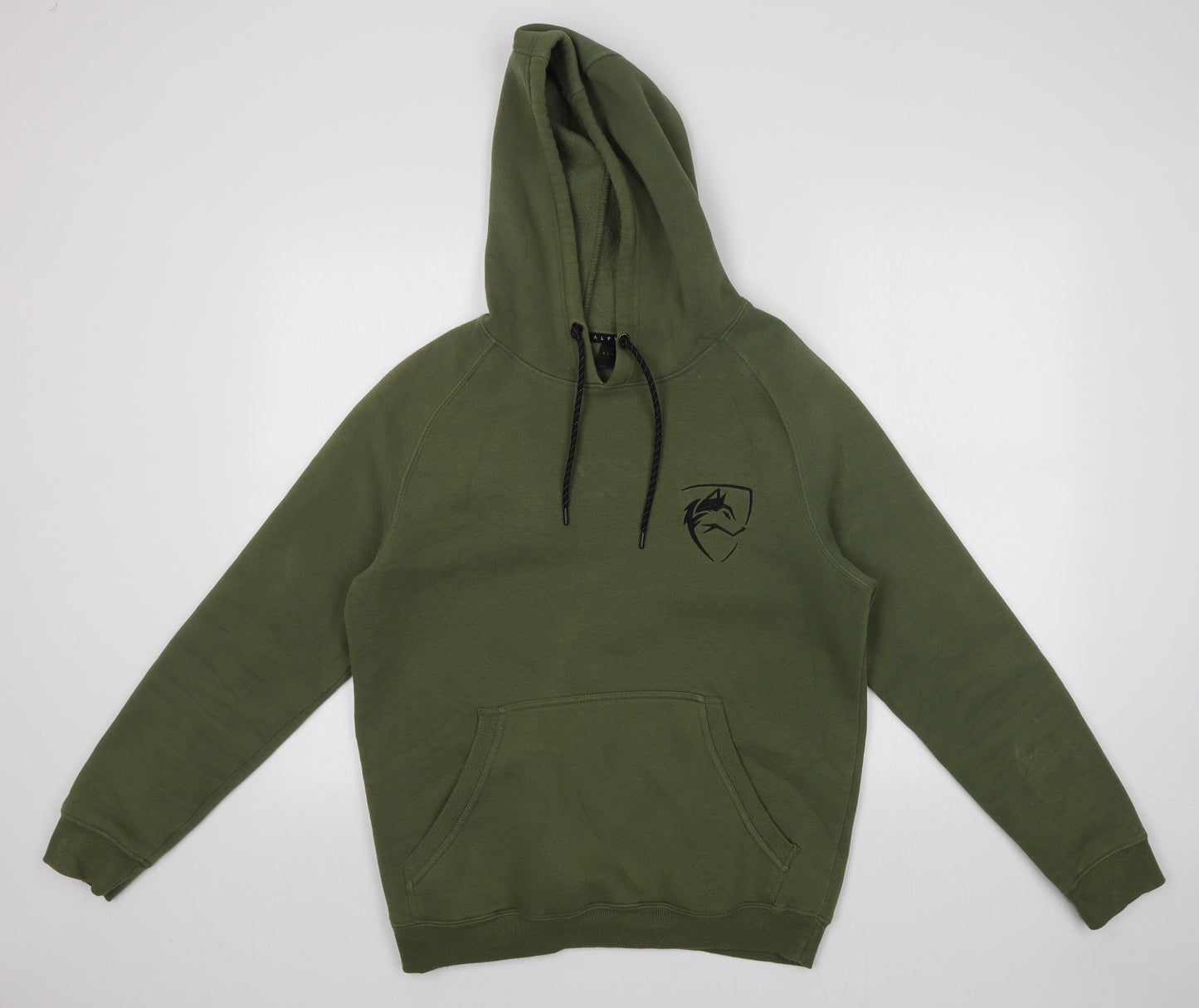 ALPHALETE Mens Green   Pullover Hoodie Size S