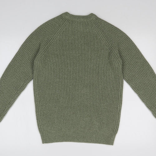 TU Mens Green   Pullover Sweatshirt Size M