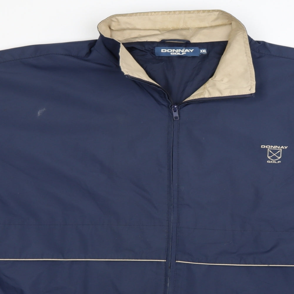Donnay Mens Blue   Rain Coat Coat Size 2XL