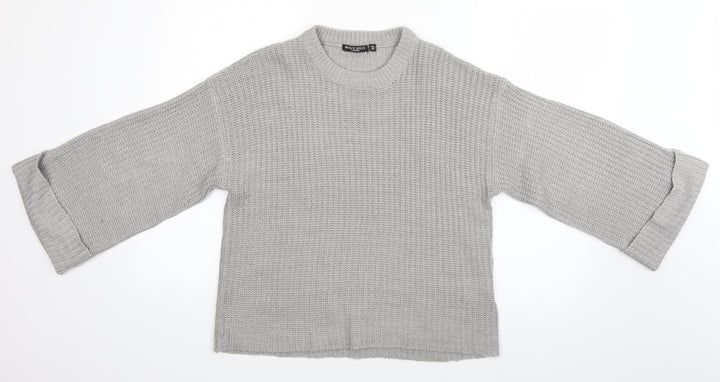 Brave Soul Womens Grey Pullover Jumper Size 10