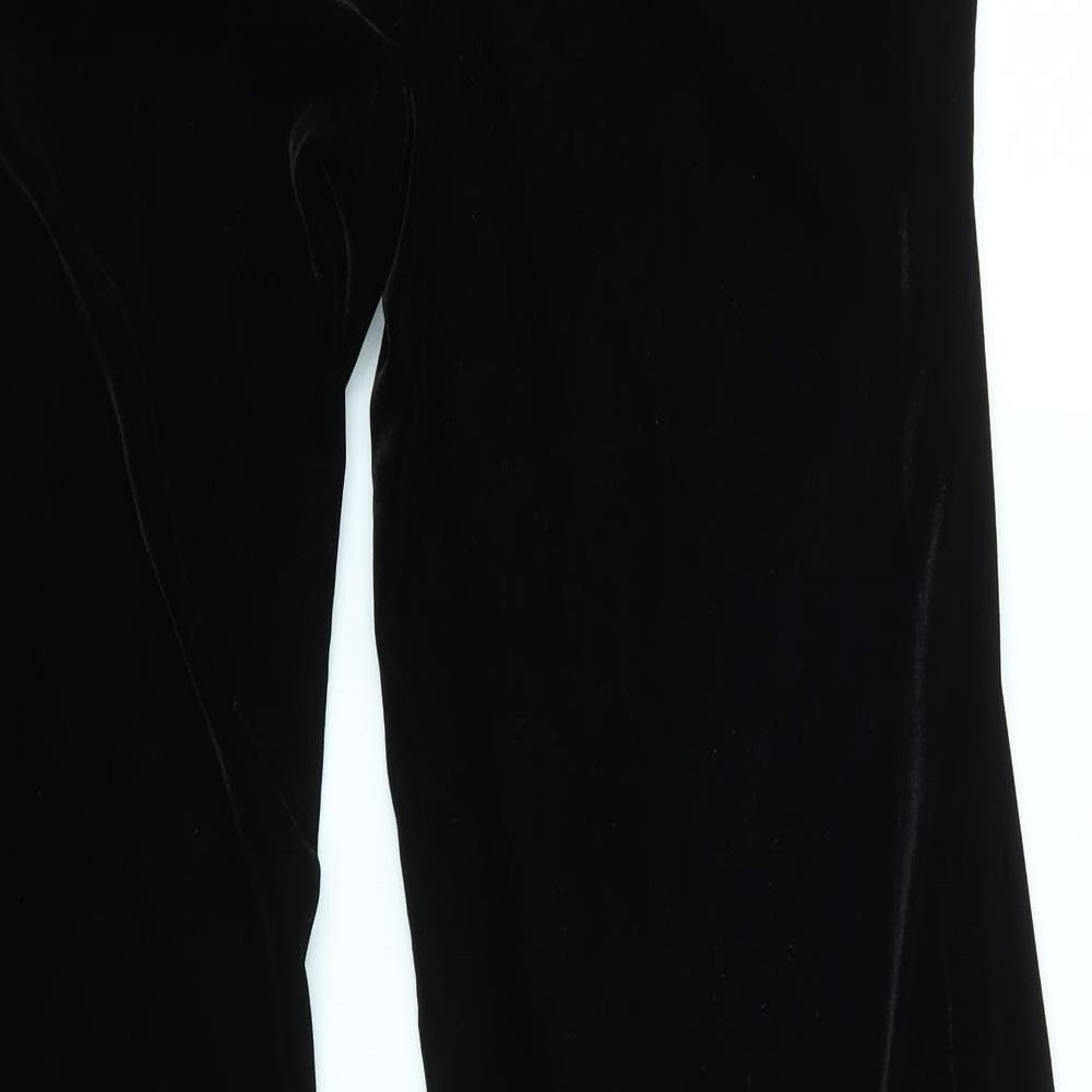 M&S Womens Black   Trousers  Size 10 L30 in
