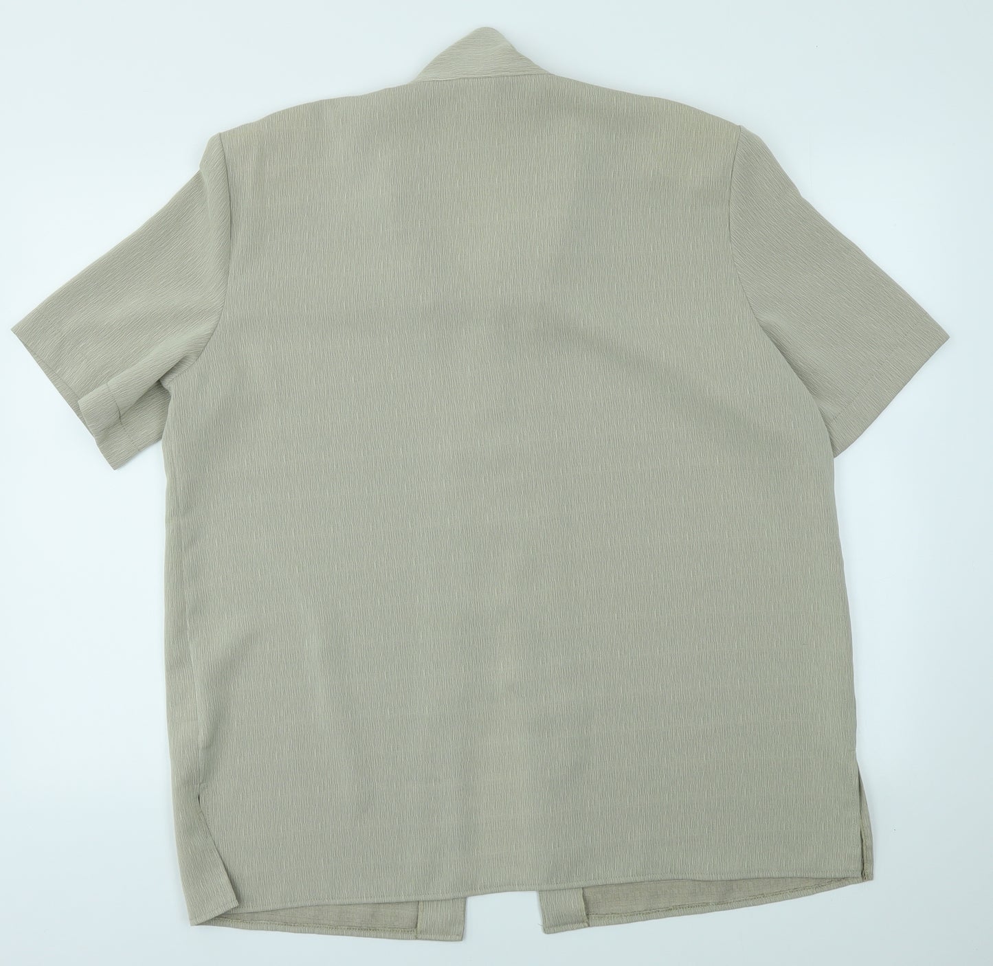 Sixth Sense Womens Beige   Basic Button-Up Size 20