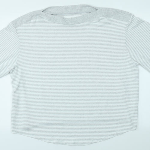 F&F Womens Grey Striped  Pullover Jumper Size 20