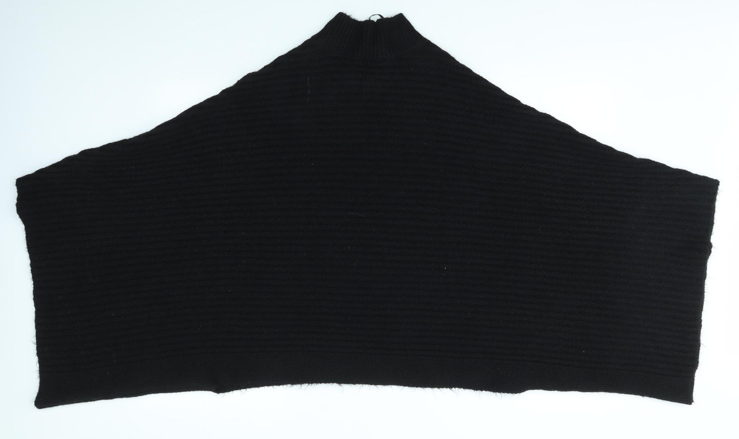 F&F Womens Black   Overcoat Poncho Size L