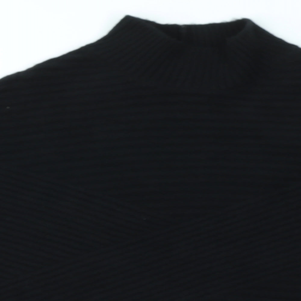 F&F Womens Black   Overcoat Poncho Size L
