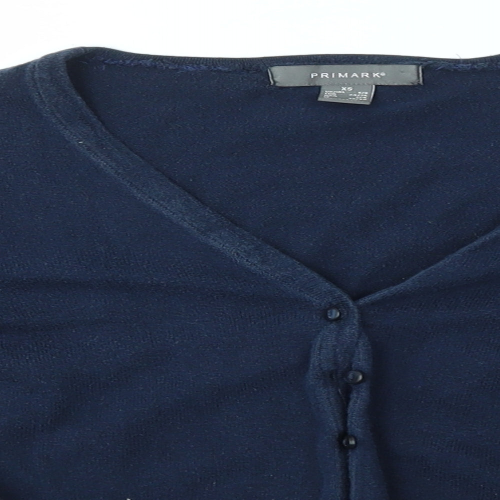 Primark Womens Blue   Cardigan Jumper Size 6