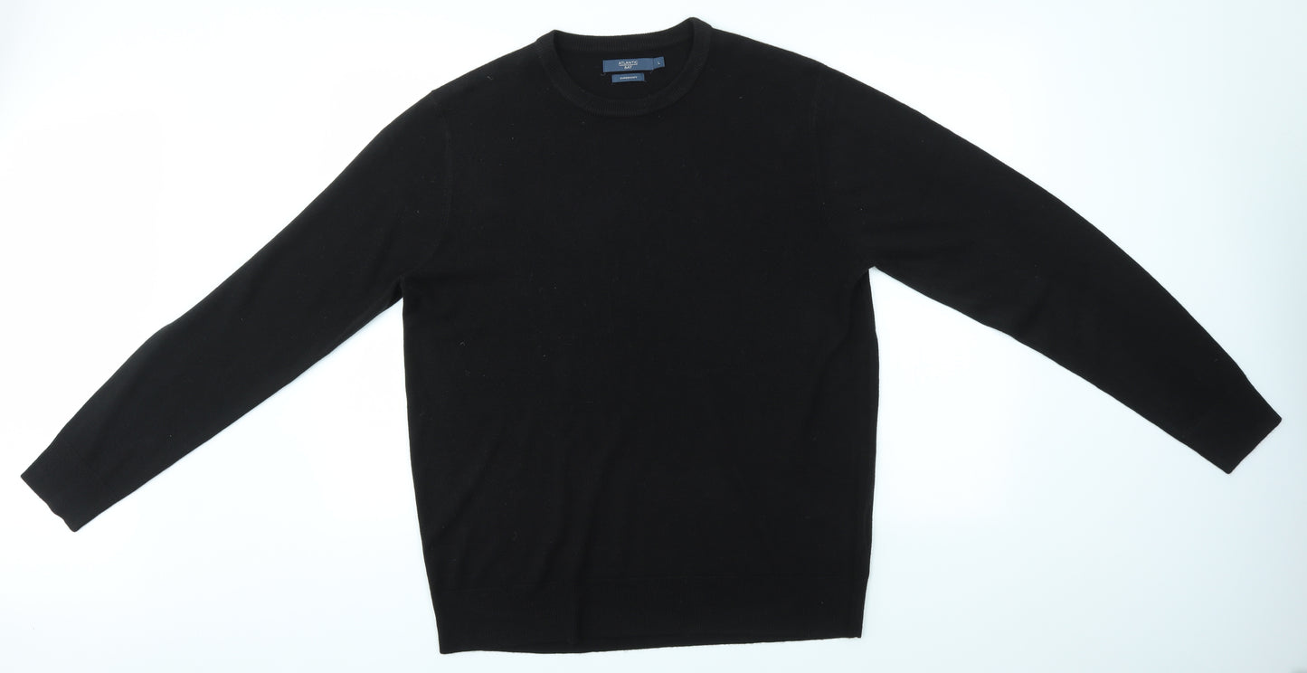 Atlantic Bay Mens Black   Pullover Sweatshirt Size L