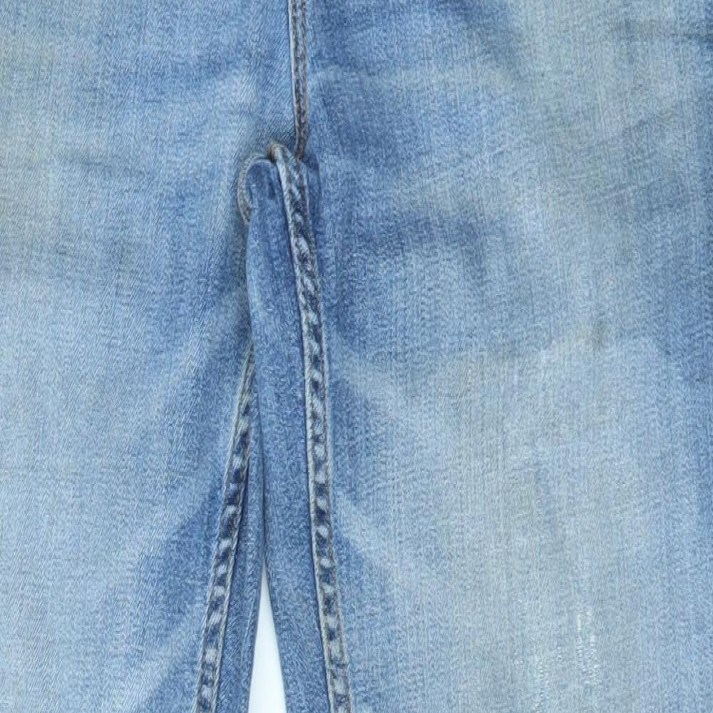 Geroge Mens Blue  Denim Straight Jeans Size L L31 in