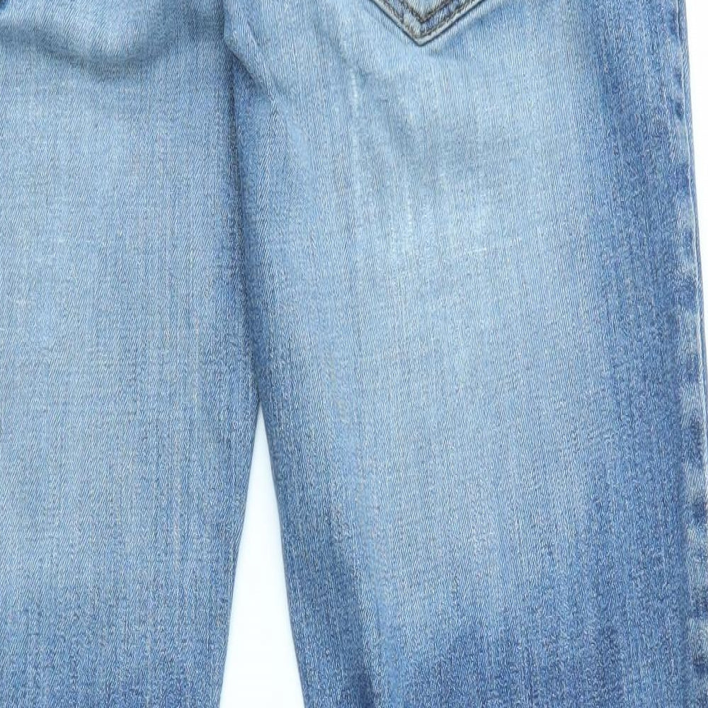 Geroge Mens Blue  Denim Straight Jeans Size L L31 in
