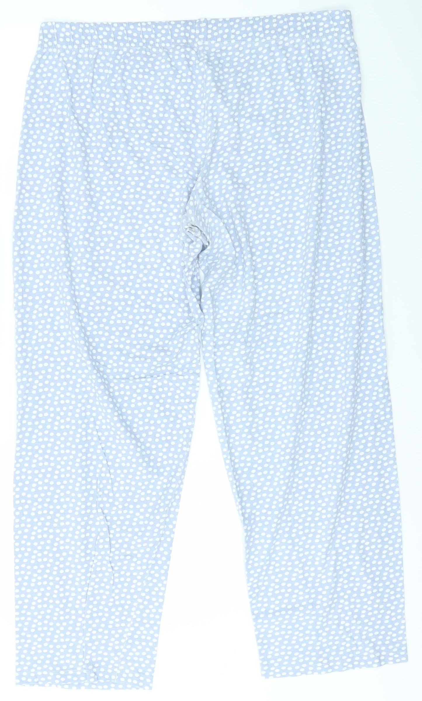 Primark Womens Blue Polka Dot   Pyjama Pants Size 12