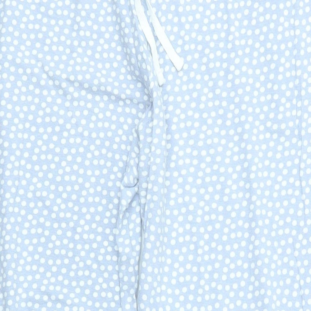 Primark Womens Blue Polka Dot   Pyjama Pants Size 12