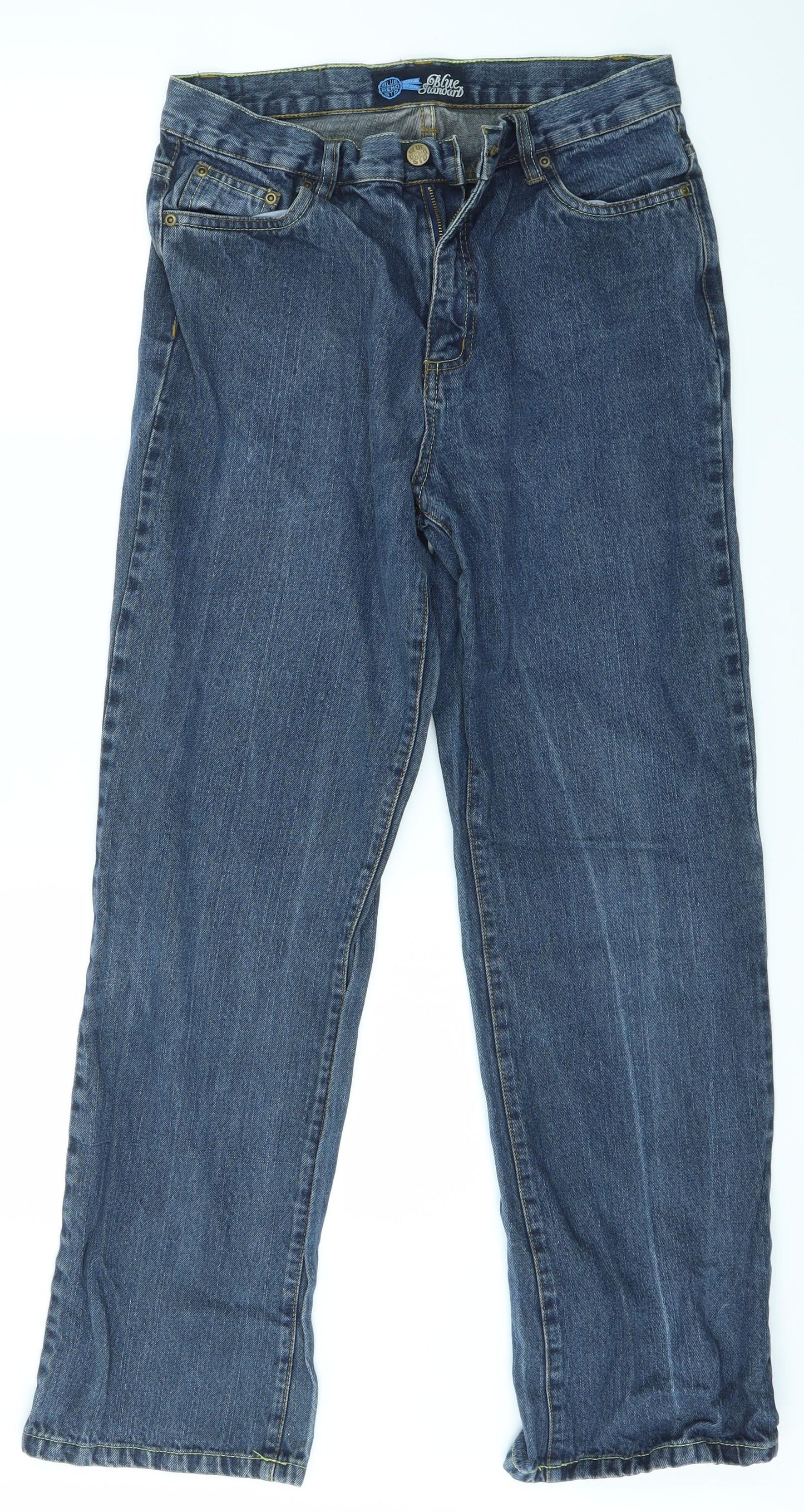 Demo Girls Blue  Denim Straight Jeans Size 16 Years