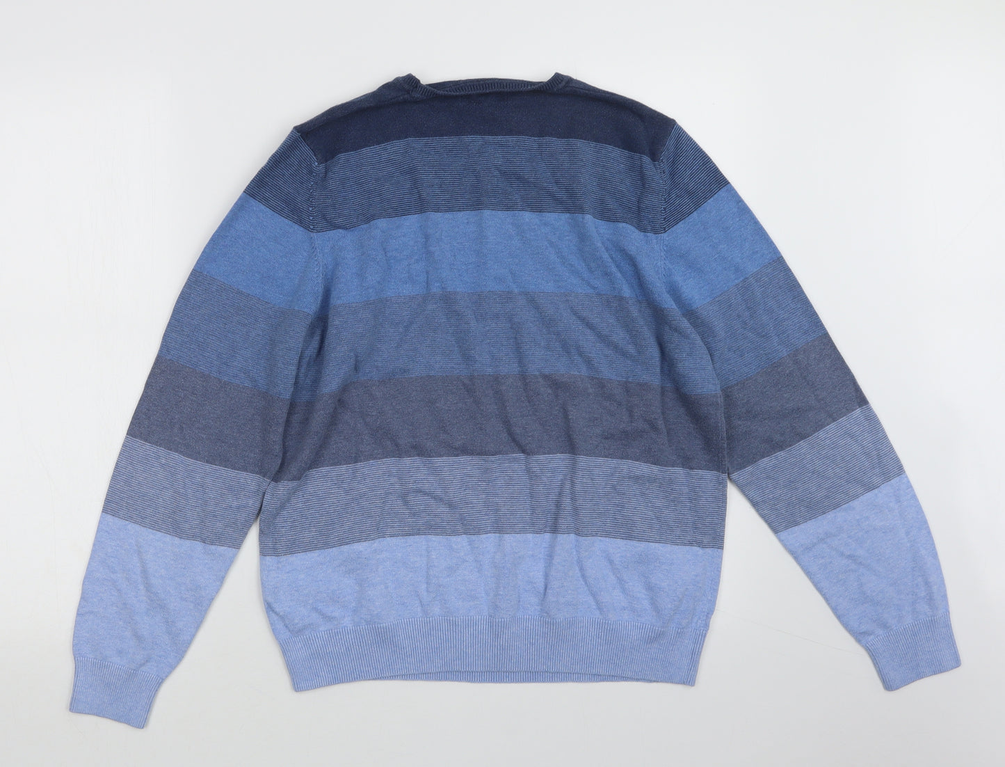 Marks and Spencer Mens Blue  Knit Pullover Jumper Size M