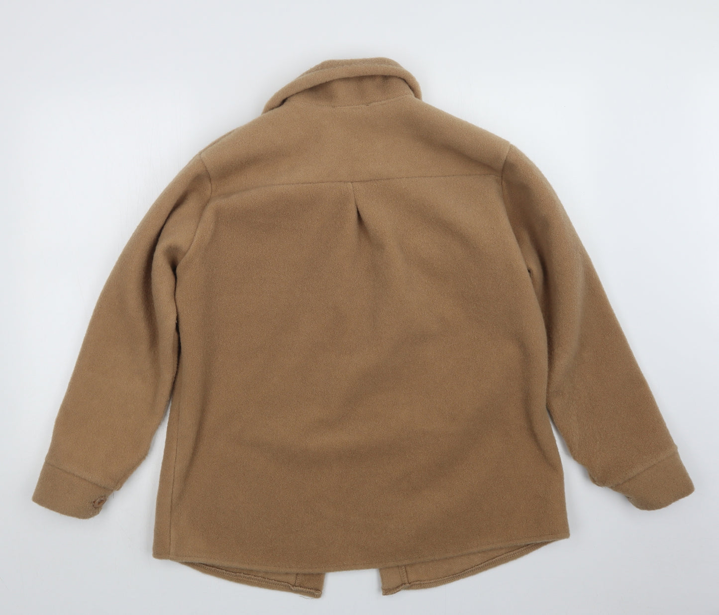 Fashion Womens Beige   Pea Coat Coat Size S