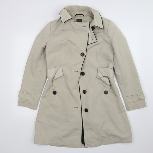 Marks and Spencer Womens Beige   Jacket Coat Size 10