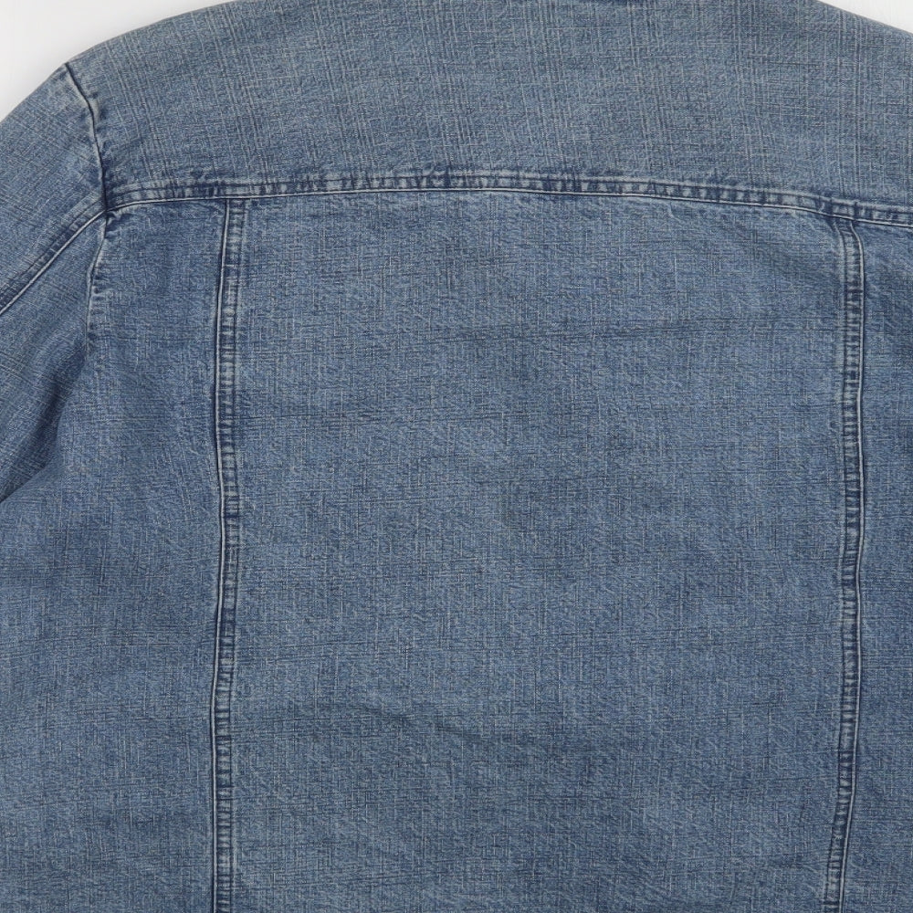 Preworn Womens Blue  Denim Jacket  Size 16