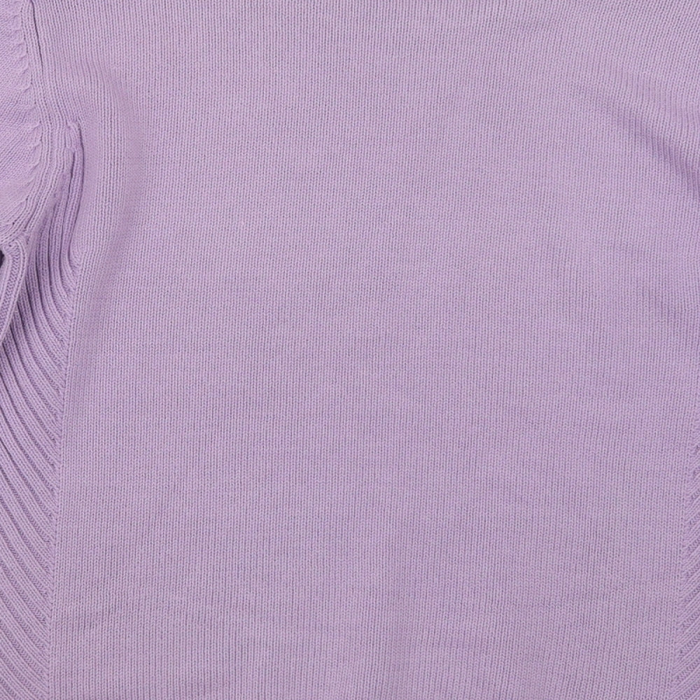 Gerry Weber Womens Purple  Knit Pullover Jumper Size 14
