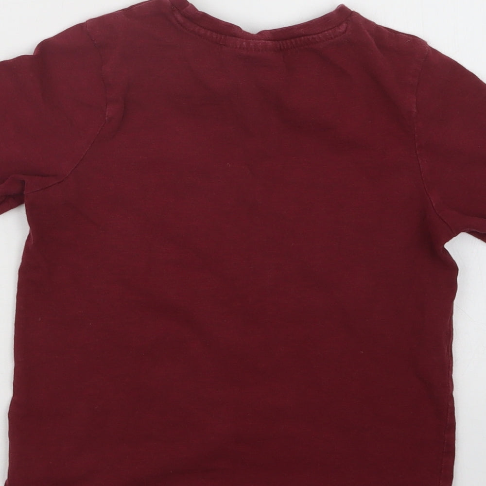 TU Girls Red   Basic T-Shirt Size 5 Years  - Harry Potter