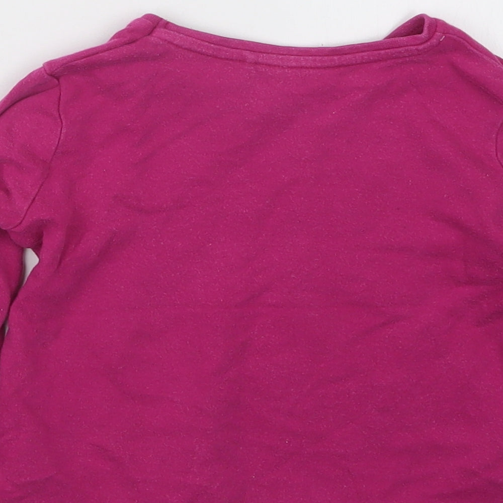Mini Club Girls Pink   Basic T-Shirt Size 18-24 Months