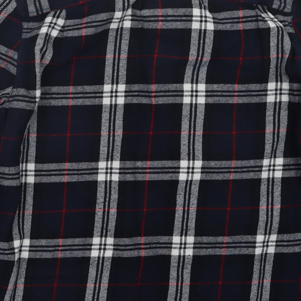 Jack Wills Mens Blue Check   Button-Up Size M