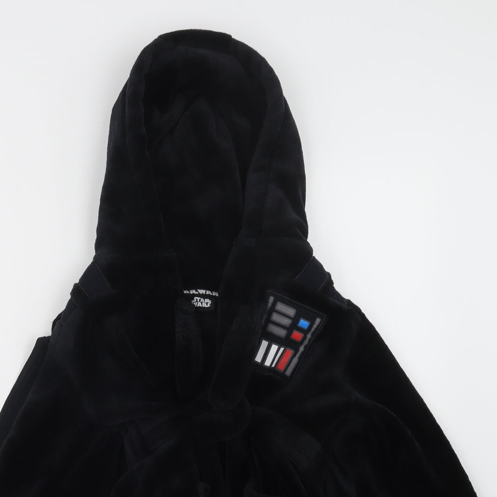 Matalan Boys Black Geometric   Robe Size 6 Years  - Star Wars