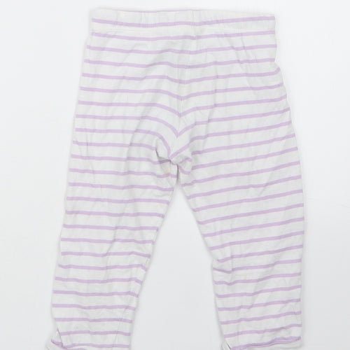 Marks and Spencer Girls Purple Geometric  Capri Pyjama Set Size 2-3 Years  - Peppa Pig