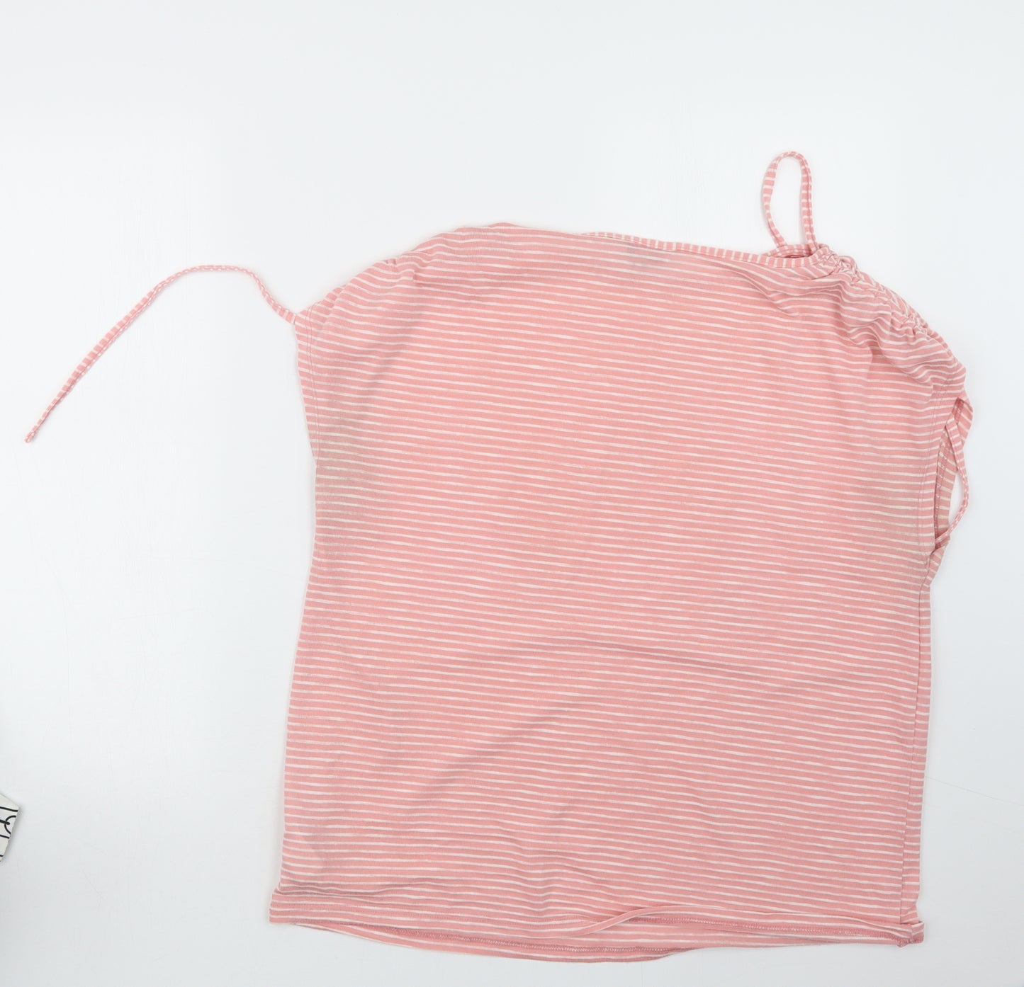 NEXT Womens Pink Striped  Basic T-Shirt Size 16