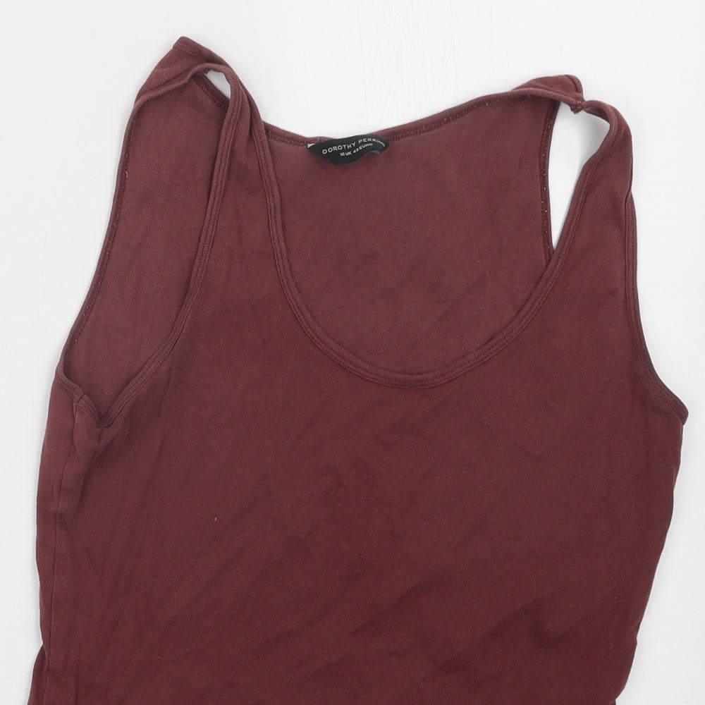 Dorothy Perkins Womens Pink   Basic Tank Size 12