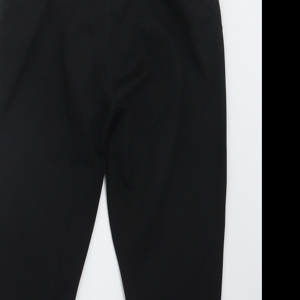 PUMA Womens Black   Cropped Trousers Size 14 L18 in
