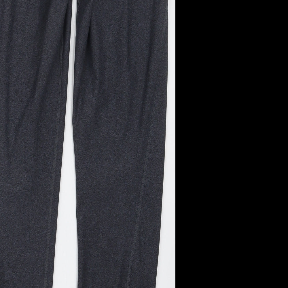 H&M Womens Grey   Capri Leggings Size L L26.5 in