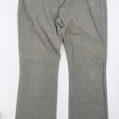 Marks and Spencer Womens Grey   Trousers  Size 14 L28 in