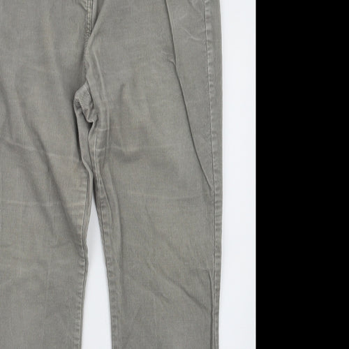 Marks and Spencer Womens Grey   Trousers  Size 14 L28 in