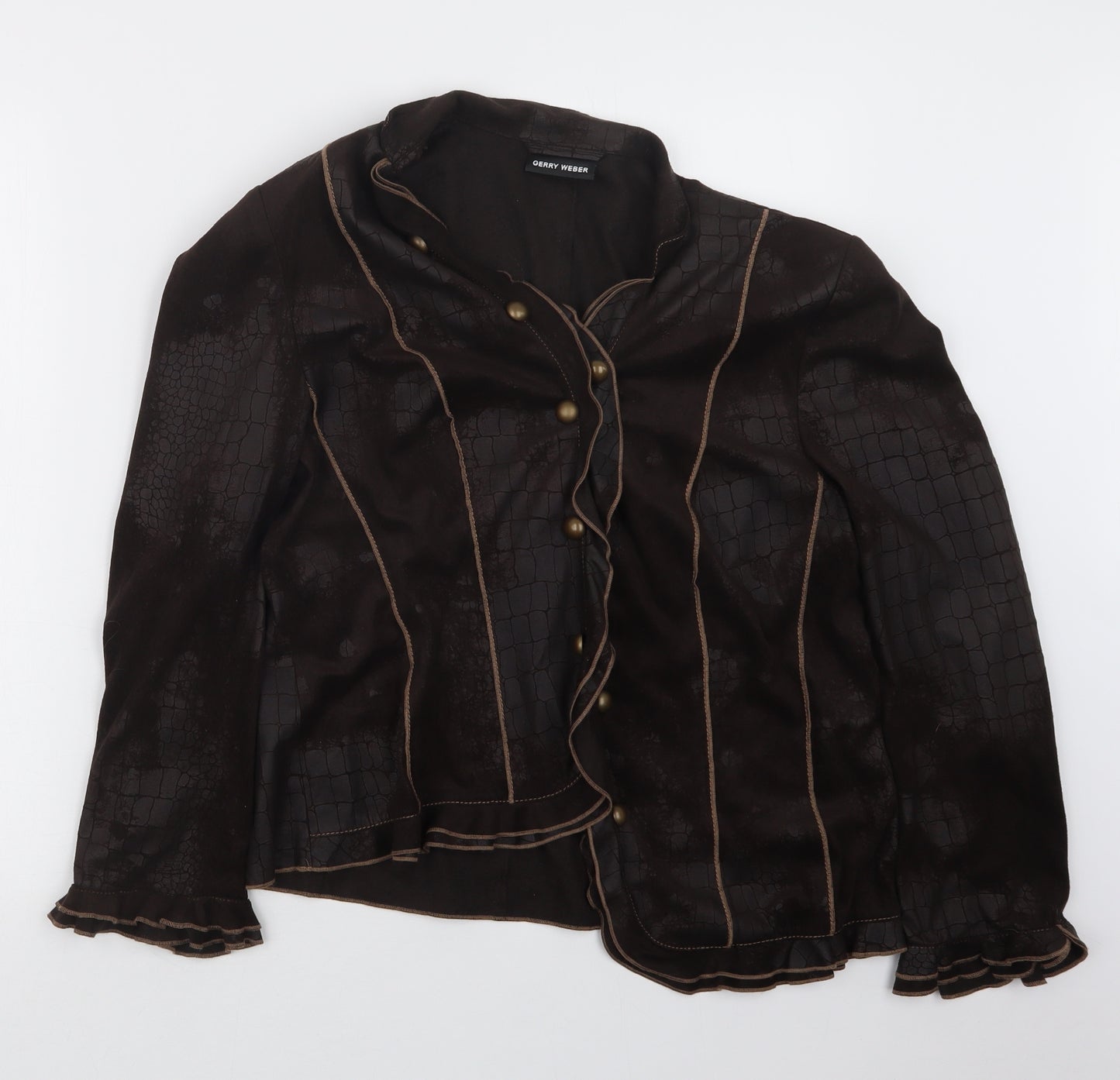 Gerry Weber Womens Brown   Jacket  Size 16