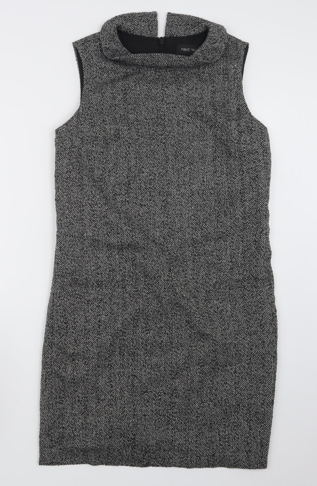 NEXT Womens Black   Shirt Dress  Size 8
