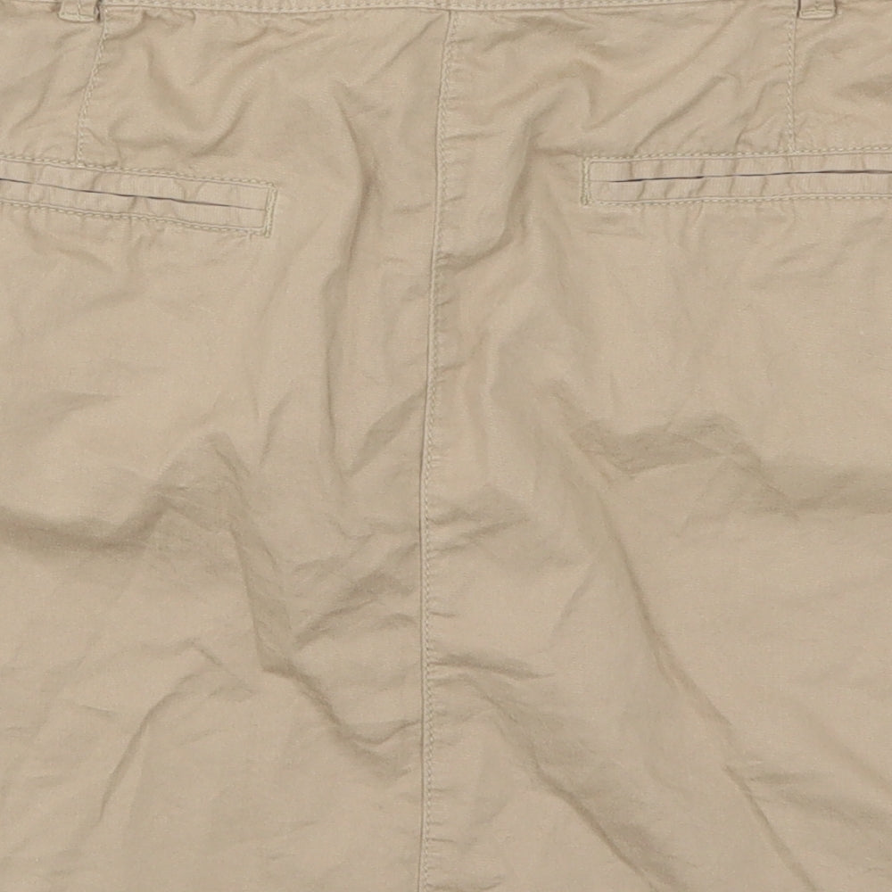 George Womens Beige   Mini Skirt Size 14